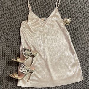H&M Mini metallic Dress